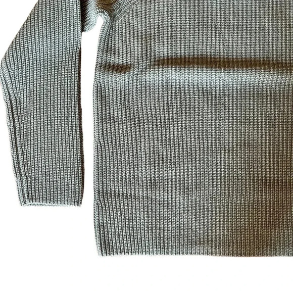 NWT Vince Wool Cashmere Mock Neck Ribbed Pullover Knit Sweater Size M - Picture 6 of 10